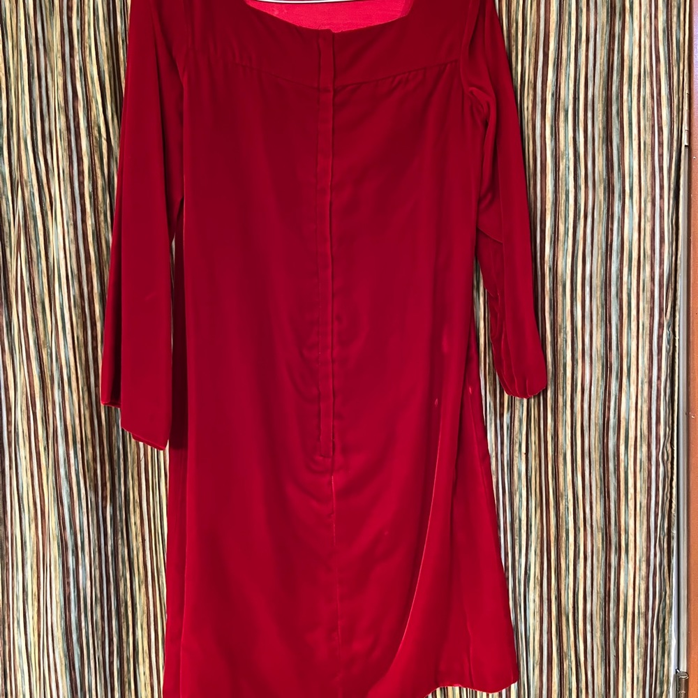 Vintage velvet dress - Picture 7 of 8